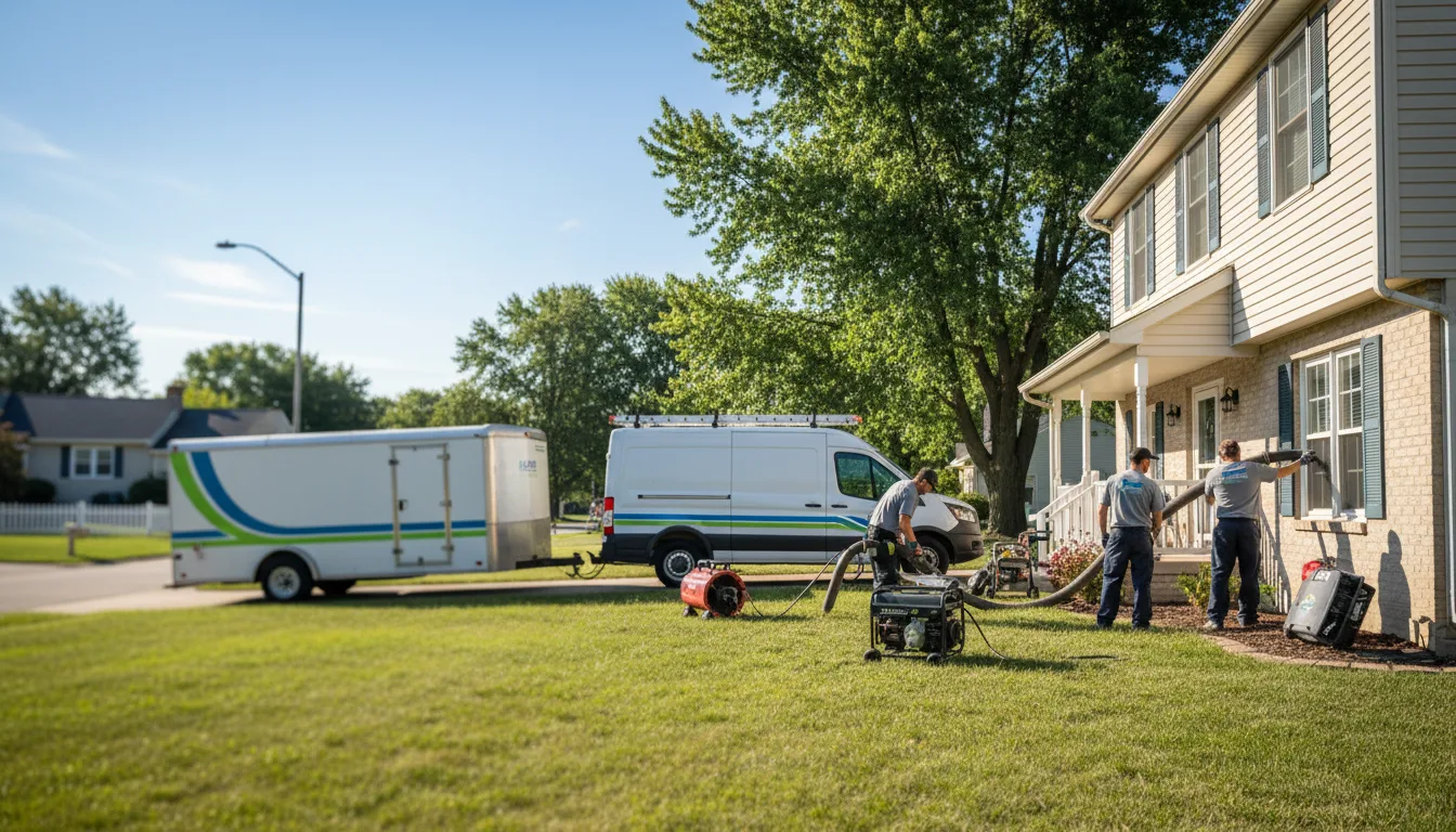 Flooded Basement Restoration And Cleanup With Repair in Centuria, WI near me